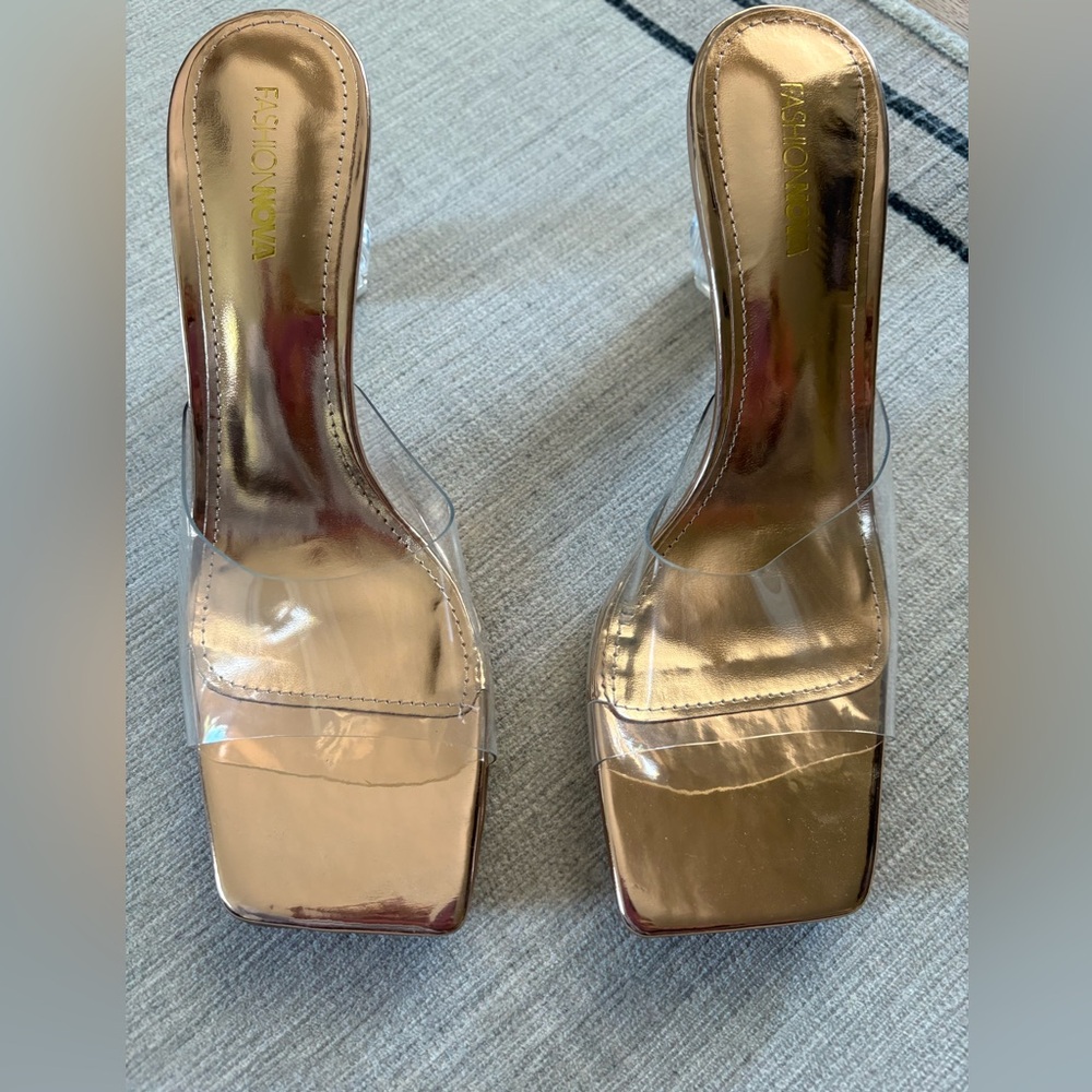 Fashion Nova Translucent Heel